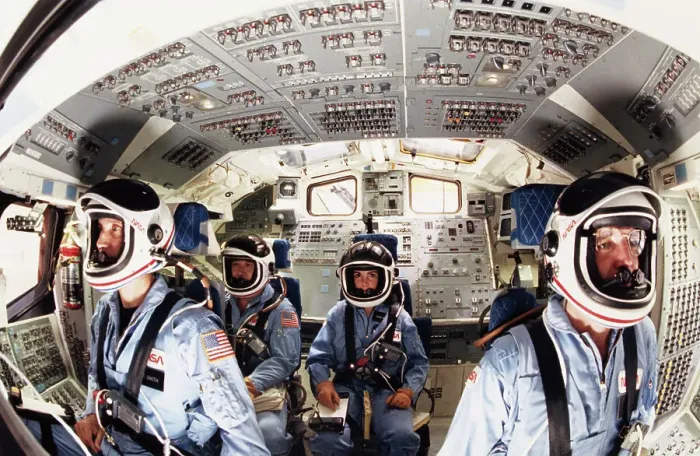 Framed Print : American Space Shuttle Astronauts Before Tragic Flight Framed Print : American Space Shuttle Astronauts Before Tragic Flight