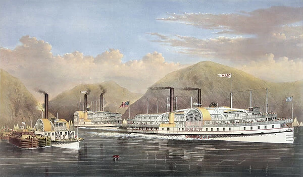 American Steamboats on the Hudson River
