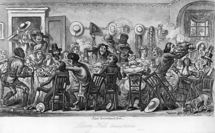 Framed Print : American Table Manners Framed Print : American Table Manners