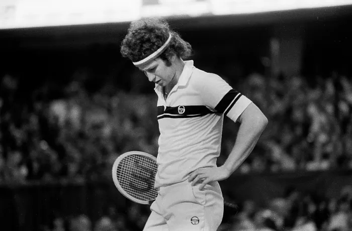 Framed Print : American tennis player John McEnroe during the Miller Light Challange at the Rosemont Horizon in Rosemont, Illinois Framed Print : American tennis player John McEnroe during the Miller Light Challange at the Rosemont Horizon in Rosemont, Illinois