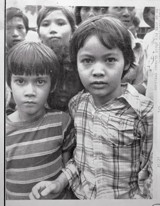 Framed Print : American-Vietnamese Boys Framed Print : American-Vietnamese Boys