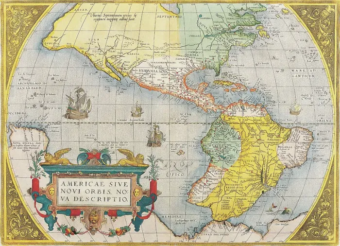 Framed Print : The Americas Framed Print : The Americas