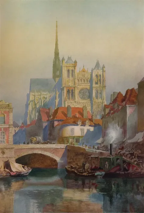 Framed Print : Amiens Cathedral, c1903, (1938)