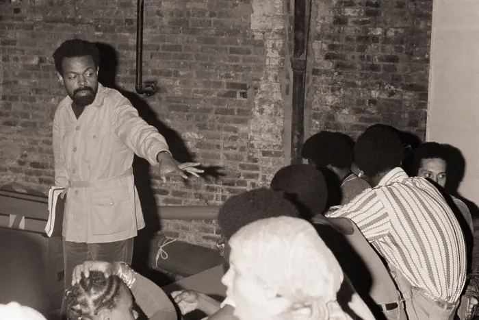Framed Print : Amiri Baraka Directing His Play Cast Framed Print : Amiri Baraka Directing His Play Cast