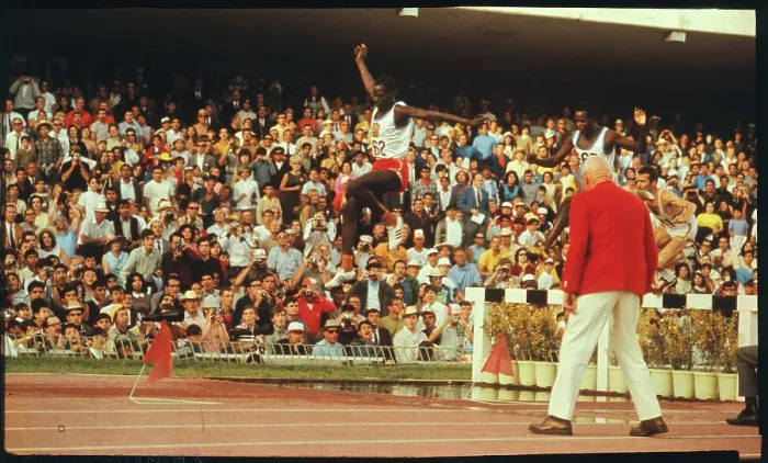 Framed Print : Amos Biwott Jumping Over a Hurdle Framed Print : Amos Biwott Jumping Over a Hurdle