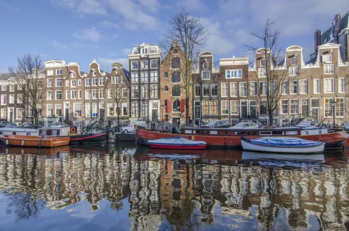 Framed Print : Amsterdam Canal Framed Print : Amsterdam Canal