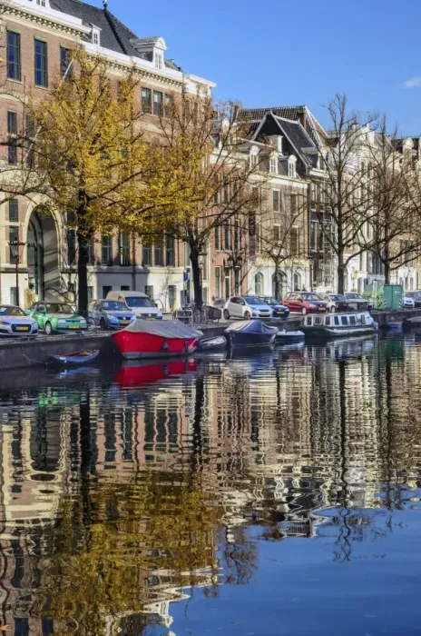 Framed Print : An Amsterdam Canal