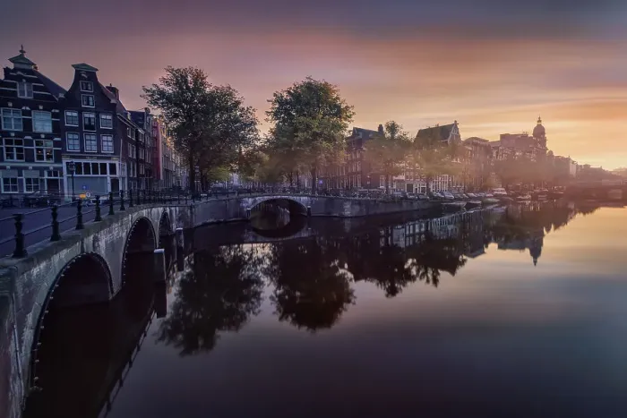 Framed Print : Amsterdam Canals Framed Print : Amsterdam Canals