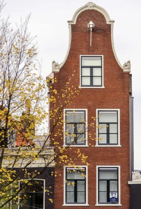 Framed Print : Amsterdams Gabled Architecture