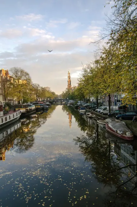 Framed Print : Amsterdams Prinsengracht Canal
