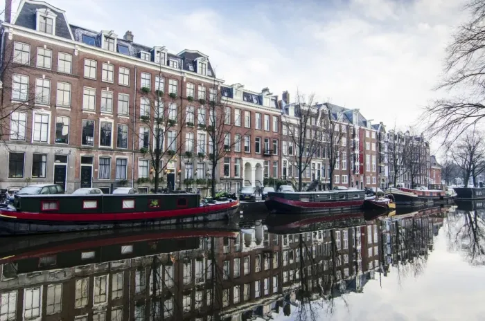 Framed Print : Amsterdams Prinsengracht Canal Framed Print : Amsterdams Prinsengracht Canal