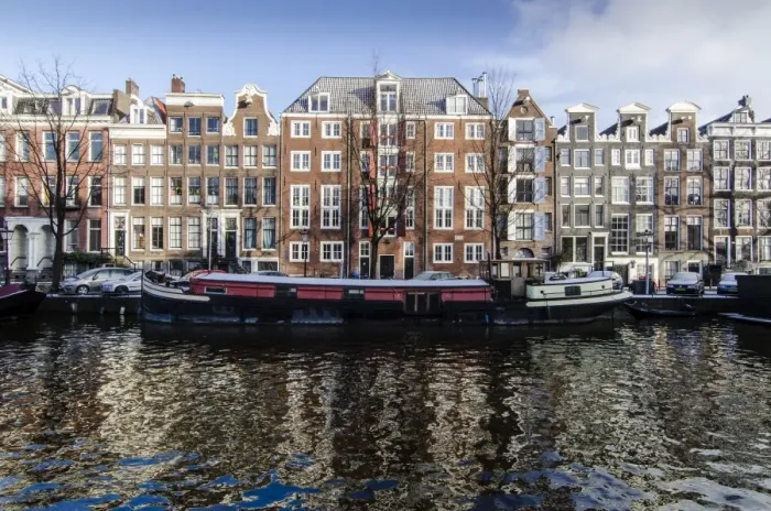 Framed Print : Amsterdams Prinsengracht Canal Framed Print : Amsterdams Prinsengracht Canal