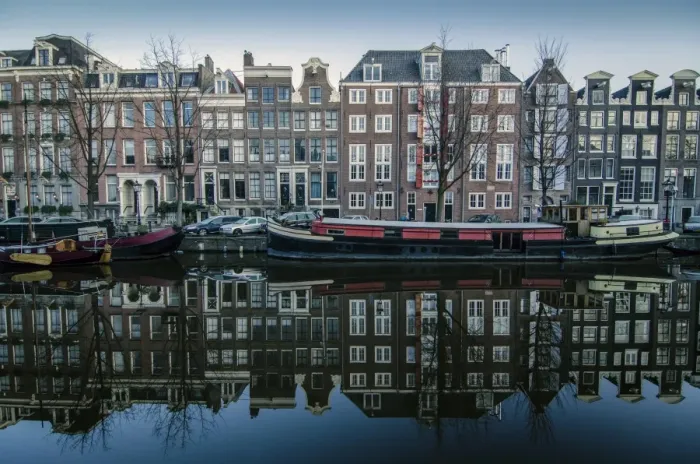 Framed Print : Amsterdams Prinsengracht Canal Framed Print : Amsterdams Prinsengracht Canal
