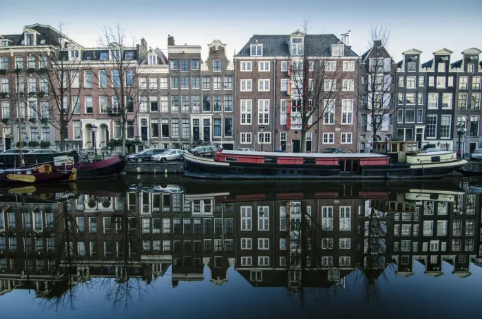 Framed Print : Amsterdams Prinsengracht Canal Framed Print : Amsterdams Prinsengracht Canal