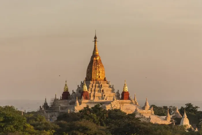 Framed Print : Ananda pagoda in Bagan. Burma Framed Print : Ananda pagoda in Bagan. Burma