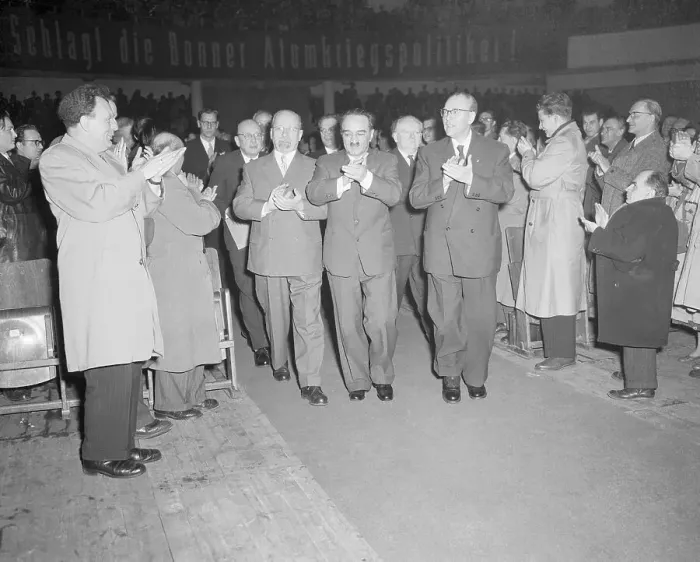 Framed Print : Anastas Mikoyan and Colleagues Applauding Framed Print : Anastas Mikoyan and Colleagues Applauding