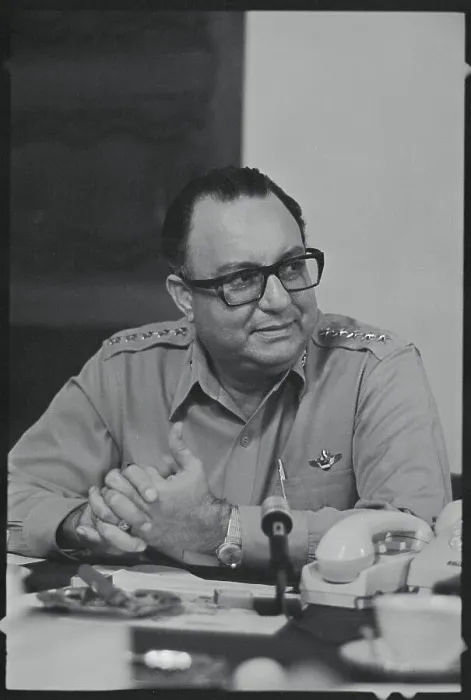 Framed Print : Anastasio Somoza Gesturing with His Hands