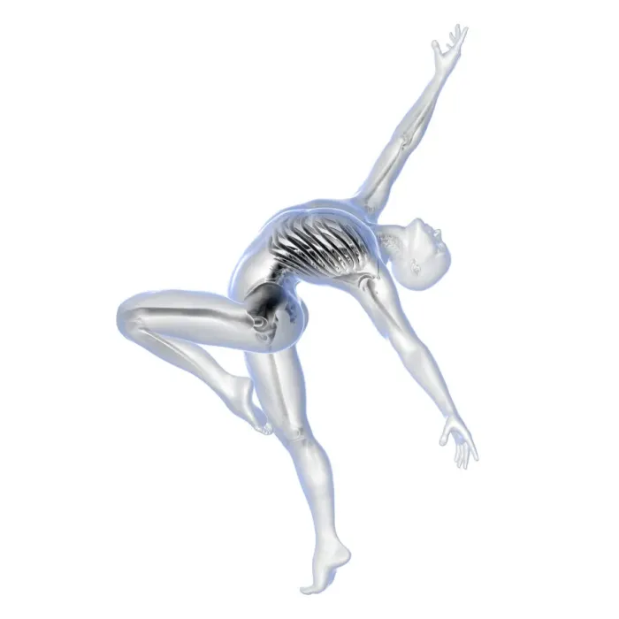 Framed Print : Anatomy of a dancer, illustration Framed Print : Anatomy of a dancer, illustration