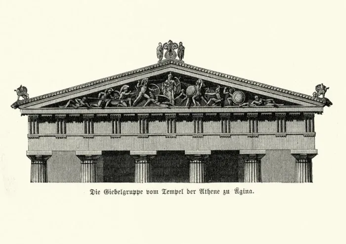 Framed Print : Ancient Architecture, Temple of Athena Framed Print : Ancient Architecture, Temple of Athena