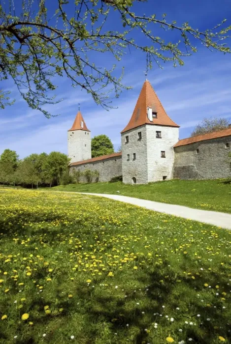Framed Print : Ancient city wall, Berching, Upper Palatinate, Bavaria, Germany, Europe Framed Print : Ancient city wall, Berching, Upper Palatinate, Bavaria, Germany, Europe