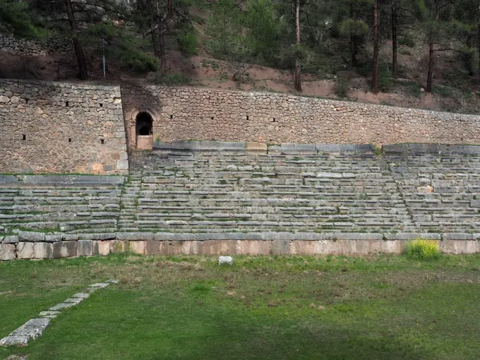 Framed Print : Ancient Delphi Stadium, Greece Framed Print : Ancient Delphi Stadium, Greece