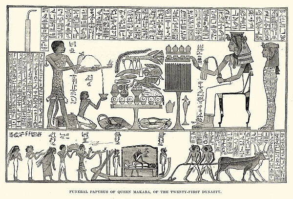Ancient Egyptian Artefacts - Funeral Papyrus of Queen Mutnedjmet