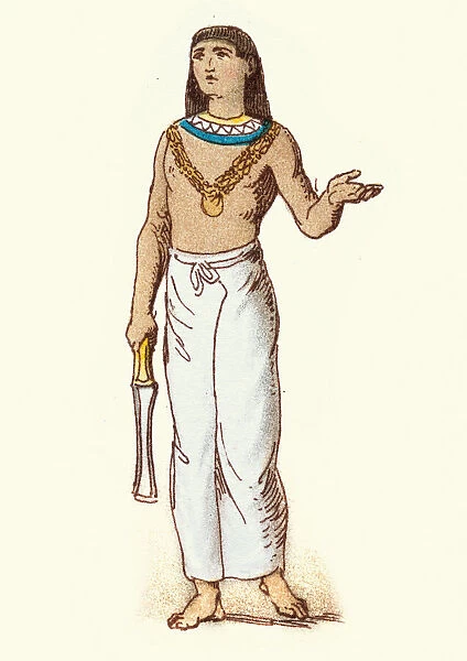 Ancient Egyptian priest, clothing, fashion