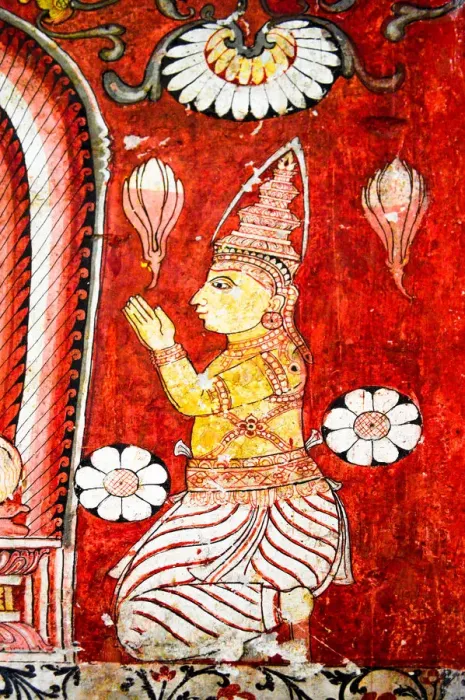 Framed Print : Ancient frescoes - Traditional painting of Kandyan Style, Lankatilaka Temple, Kandy Framed Print : Ancient frescoes - Traditional painting of Kandyan Style, Lankatilaka Temple, Kandy