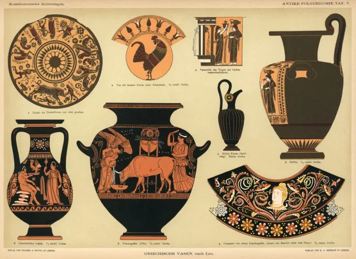 Framed Print : ancient Grecian vases Framed Print : ancient Grecian vases