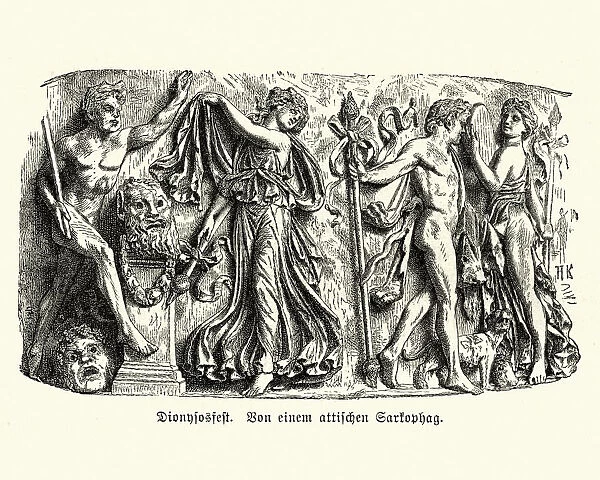 Ancient Greek Mythology, Worshippers of the God Dionysus