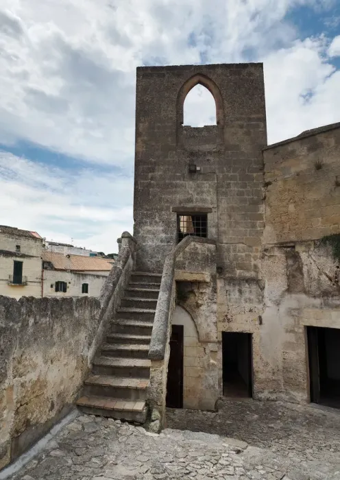 Framed Print : Ancient House In Sassi Di Matera, Basilicata Region, Southern Italy