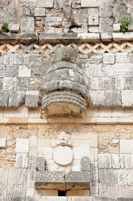 Framed Print : Ancient Mayan Carved Building Facade Framed Print : Ancient Mayan Carved Building Facade