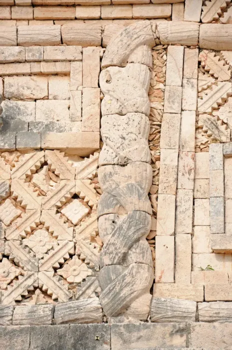 Framed Print : Ancient mayan carved building facade, Uxmal Framed Print : Ancient mayan carved building facade, Uxmal