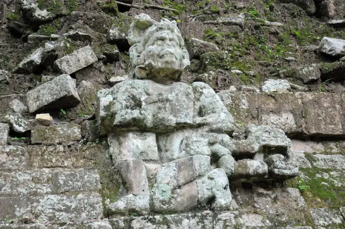 Framed Print : Ancient Mayan Stone Sculptures and Ruins, Copan Framed Print : Ancient Mayan Stone Sculptures and Ruins, Copan