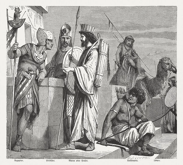 Ancient peoples: Egyptian, Philistine, Persian, Ethiopian, Libyan, published in 1886