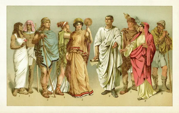 Ancient Period Costume Print Collection 1-9 (Brockhaus Art