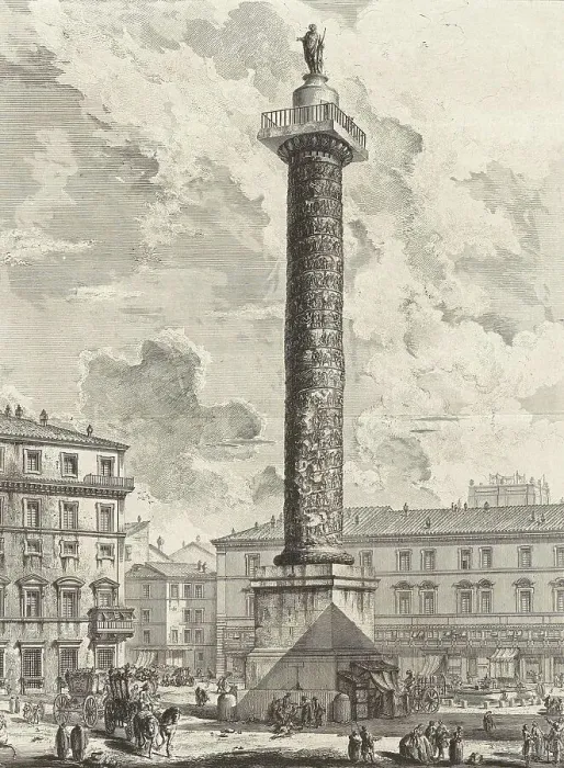 Framed Print : Ancient Rome, Colonna Antonina, Antoninus Pius Column, was erected in honour of the Roman Emperor Antoninus Pius by his adopted sons and successors Marcus Aurelius and Lucius Verus, 1770, Italy, Historical Framed Print : Ancient Rome, Colonna Antonina, Antoninus Pius Column, was erected in honour of the Roman Emperor Antoninus Pius by his adopted sons and successors Marcus Aurelius and Lucius Verus, 1770, Italy, Historical