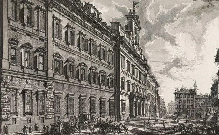 Framed Print : Ancient Rome, Palazzo Montecitorio, Palazzo di Montecitorio, a palace in Rome and since 1871 the seat of the Chamber of Deputies of the Italian Parliament, 1770, Italy, Historic, digitally restored reproduction from an original of the period Framed Print : Ancient Rome, Palazzo Montecitorio, Palazzo di Montecitorio, a palace in Rome and since 1871 the seat of the Chamber of Deputies of the Italian Parliament, 1770, Italy, Historic, digitally restored reproduction from an original of the period
