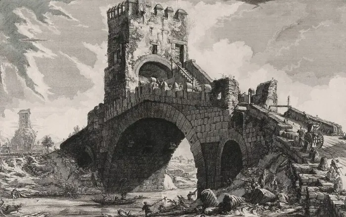 Framed Print : Ancient Rome, the Ponte Salario, called Ponte Salaro in the Middle Ages, is a road bridge over the Aniene whose origins date back to Roman times, 1770, Italy, Historic, digitally restored reproduction from an original of the period Framed Print : Ancient Rome, the Ponte Salario, called Ponte Salaro in the Middle Ages, is a road bridge over the Aniene whose origins date back to Roman times, 1770, Italy, Historic, digitally restored reproduction from an original of the period