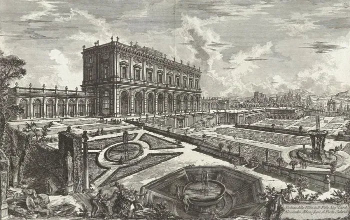 Framed Print : Ancient Rome, Villa Albani near Rome, View of the Villa dell Emo, Alesandro Albani in front of the Porta Salaria, 1770, Italy, Historic, digitally restored reproduction from an original of the period Framed Print : Ancient Rome, Villa Albani near Rome, View of the Villa dell Emo, Alesandro Albani in front of the Porta Salaria, 1770, Italy, Historic, digitally restored reproduction from an original of the period
