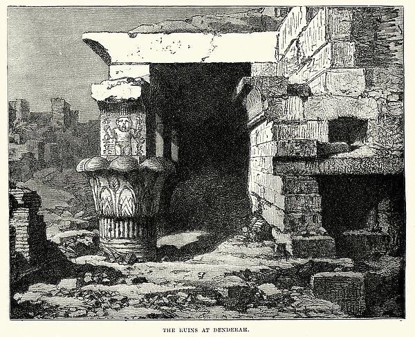 Ancient Ruins at Dendera