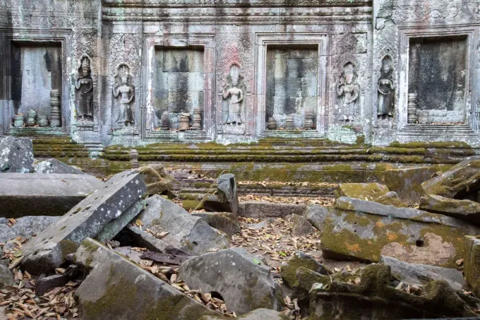 Framed Print : The ancient ruins of Ta Prohm Temple