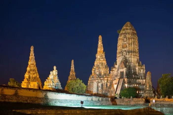 Framed Print : Ancient temple in Thailand