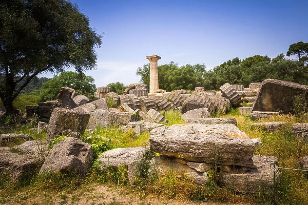 The Ancient Temple of Zeus at Olympia