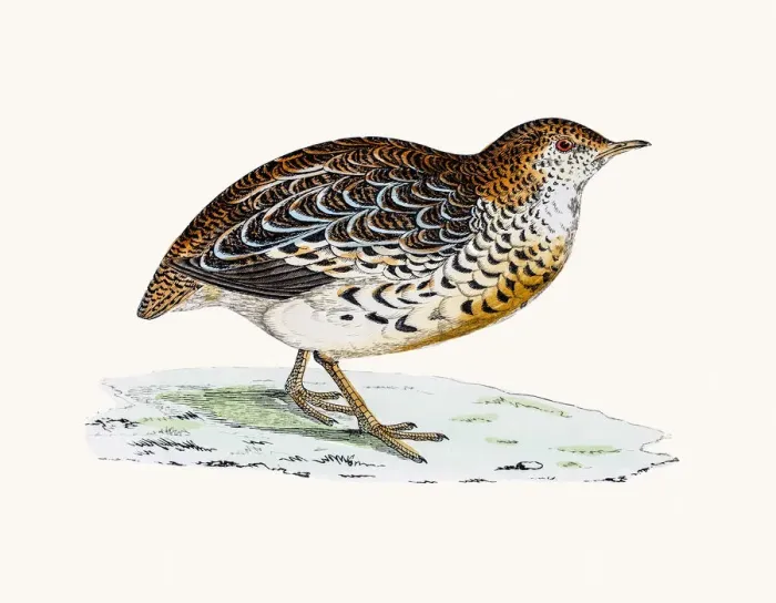 Framed Print : Andalusian Quail Framed Print : Andalusian Quail