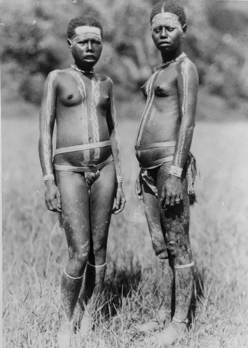 Framed Print : Andaman Pygmies Framed Print : Andaman Pygmies