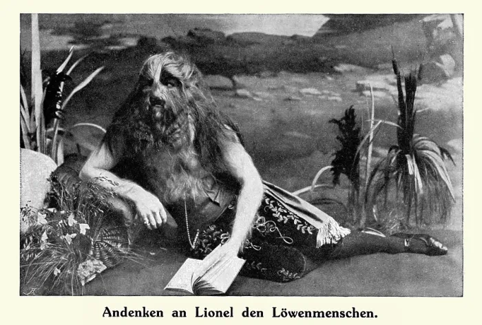 Framed Print : Andeken an Lionel den Löwenmensch