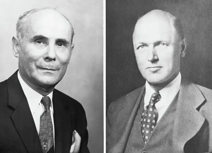 Framed Print : Andre Cournand and Dickinson Richards Framed Print : Andre Cournand and Dickinson Richards