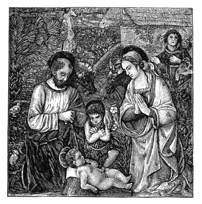 Framed Print : Andrea della Robbia, Holy Family Framed Print : Andrea della Robbia, Holy Family