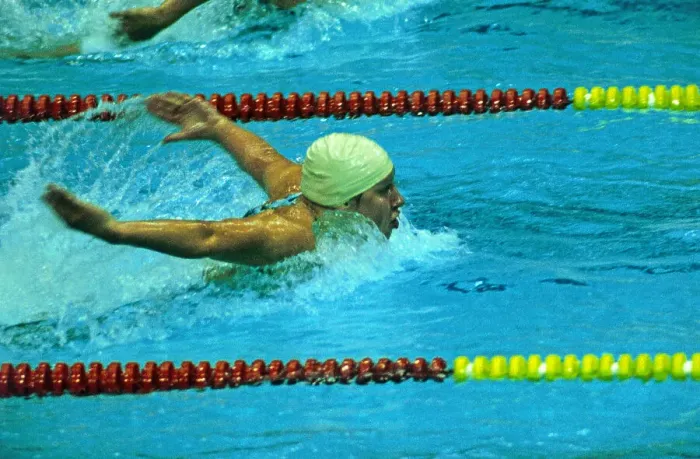 Framed Print : Andrea Pollack Swimming to the Win Framed Print : Andrea Pollack Swimming to the Win